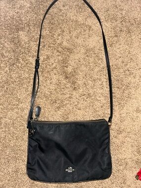 Coach Black Crossbody Nylon Handbag F57899